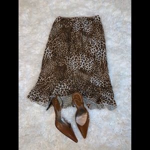 Sweet and Flirty Leopard Print Skirt